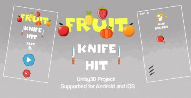 Fruit Knife Hit Unity3D Source Code