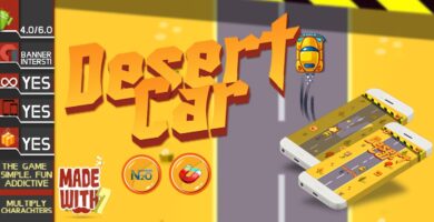 Desert Car – Buildbox Game Template