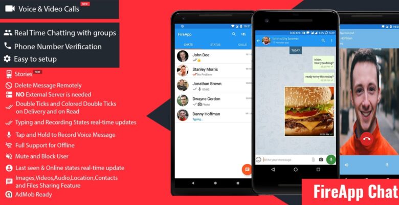 FireApp Chat – Firebase Android Source Code