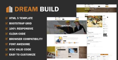 Dream Build HTML Template