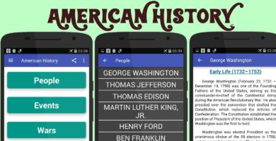 American History App Android Source Code