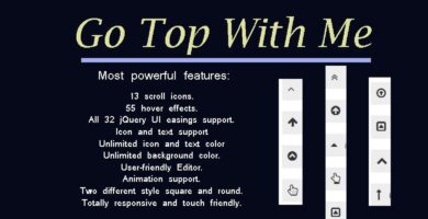 Go Top With Me – Scroll To Top WordPress Plugin