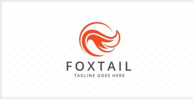 Fox Tail Logo Template