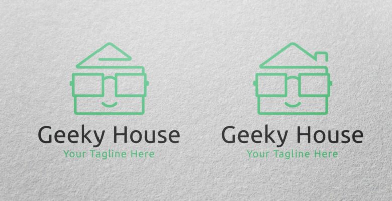Geeky House Logo Template