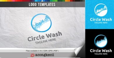 Circle Wash – Logo Template