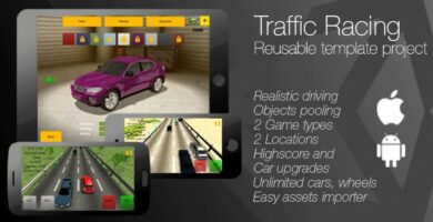Traffic Racing – Unity Game Source Code
