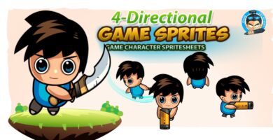 4 Directional 2D Game Sprites 01