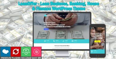 LoanOffer – Business Loan WordPress Theme