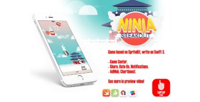 Ninja Breakout – iOS Game Source Code