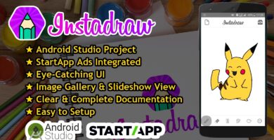 Instadraw – Android Drawing App Template