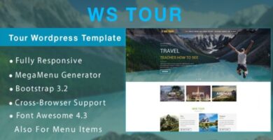 WS Tour – Travel  WooCommerce WordPress Theme
