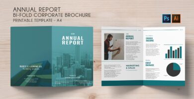 Bi-Fold Corporate Brochure Annual Report – A4