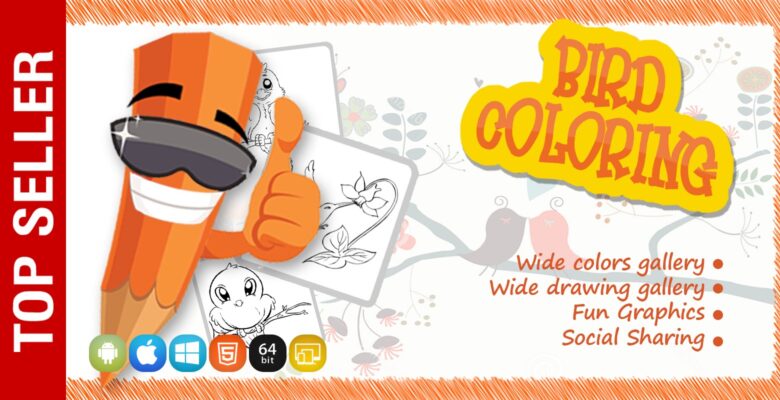 Birds Coloring Game – iOS Source Code