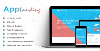AppLanding – HTML5 Landing Page