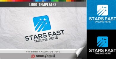 Stars Fast – Logo Template