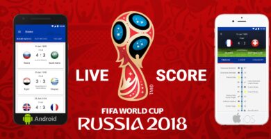 Live Scores Russia World Cup 2018 iOS App