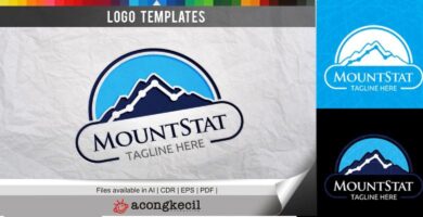 Mount Stat – Logo Template