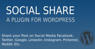 Social Share Plugin For WordPress