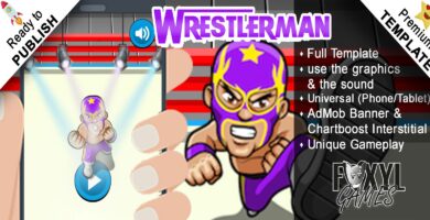 Wrestlerman – Buildbox Template