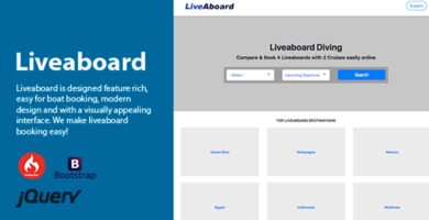 Live aboard – Boat Booking PHP Script