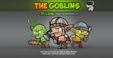 Goblin Enemies Game Character Sprites 07
