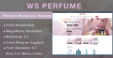 WS Perfume – Perfume WooCommerce WordPress Theme