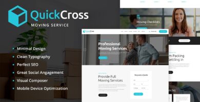Quick Cross – Moving Service WordPress Theme