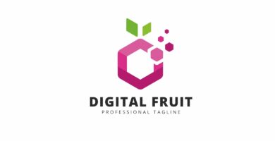 Digital Fruit Logo