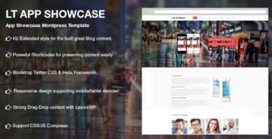 LT App Showcase – Application WordPress Theme