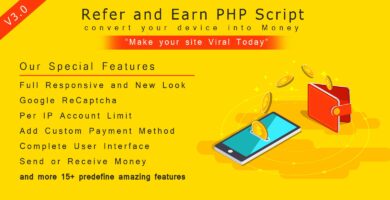 Refer and Earn PHP System