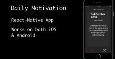 Daily Motivation – React Native App Template