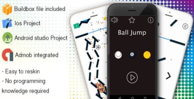 Ball Jump – Buildbox Game Template
