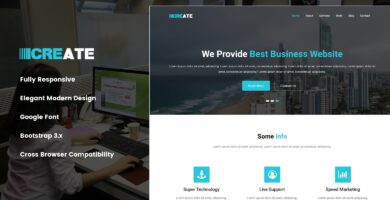 Create – Smart Design HTML Template