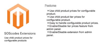 Magento Configurable Product Price Extension
