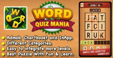 Word Puzzle Mania – Xcode Word Trivia Puzzle Gam