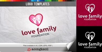 Love Family – Logo Template