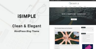 iSimple – WordPress Blog Theme