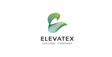Elevatex E Letter Logo