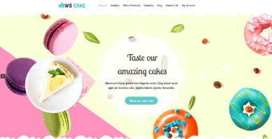 WS Cake – WordPress theme