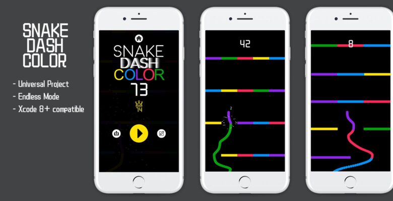 Snake Dash Colors – Buildbox Template