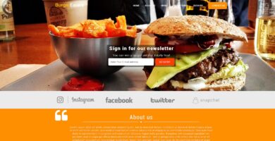 BurgerEaters – Restaurant HTML Template