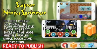 Super Ninja Spinner – Buildbox Template