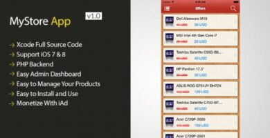 MyStore – iOS Webshop App Source Code