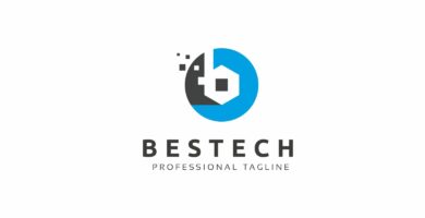 Bestech B Letter Logo