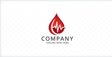 Blood Droplet – Medical Logo
