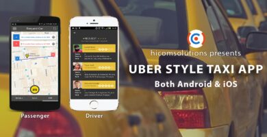 Uber Style Taxi App – iOS Source Code