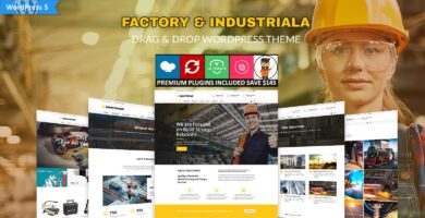 ArmStrong – Factory Industrial WordPress Theme