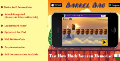 Barrel Bag Game – iOS Source Code