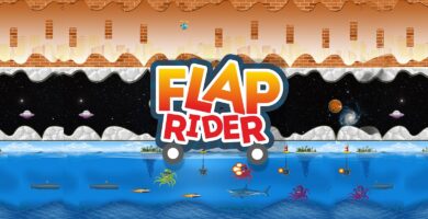Flap Rider Buildbox Game