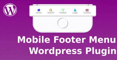 Mobile Footer Menu WordPress Plugin